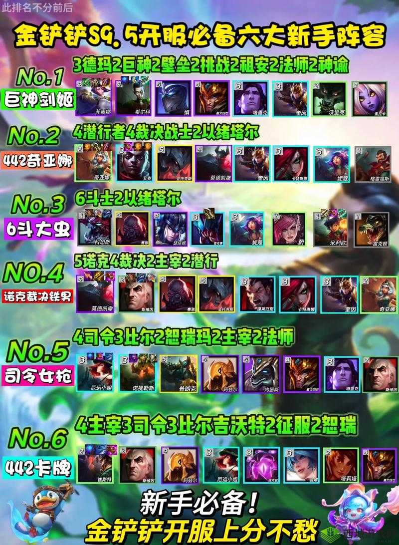 云顶之弈:S9.5阵容码应用指南