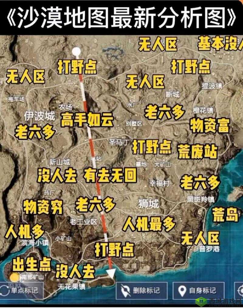 绝地求生刺激战场沙漠地图哪里最肥?开局就该跳这里