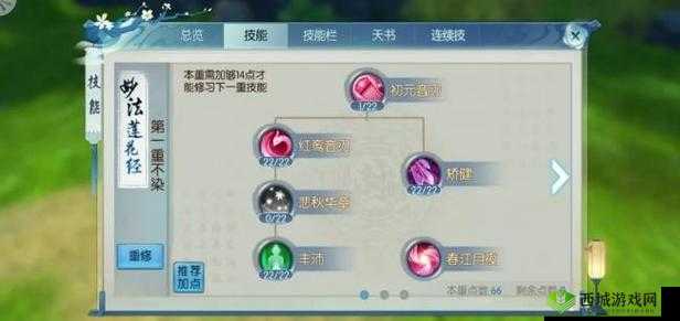 梦回仙域盈袖加点详解,技能怎么加点